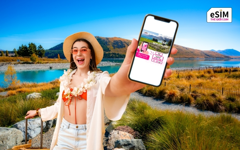 Trải nghiệm du lịch New Zealand cùng eSIM Vodafone